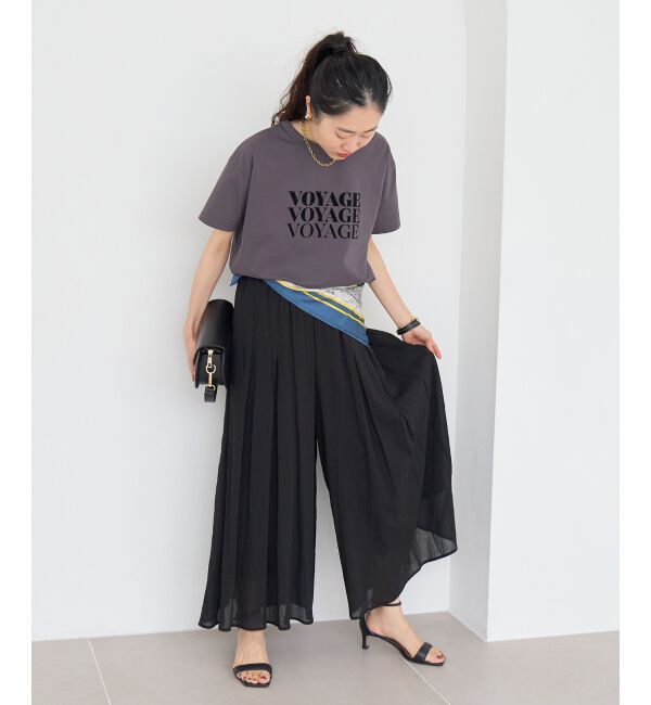  「VOYAGEフロッキーロゴTシャツ」|Tシャツ・カットソー|