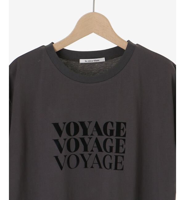  「VOYAGEフロッキーロゴTシャツ」|Tシャツ・カットソー|