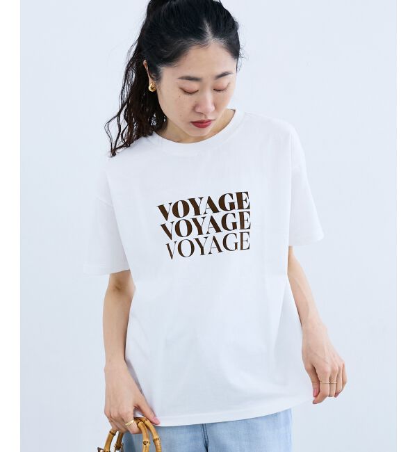  「VOYAGEフロッキーロゴTシャツ」|Tシャツ・カットソー|