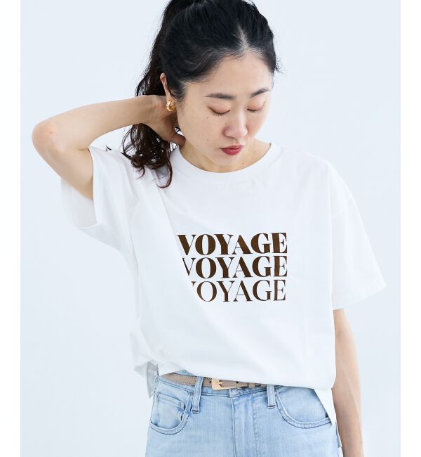  「VOYAGEフロッキーロゴTシャツ」|Tシャツ・カットソー|