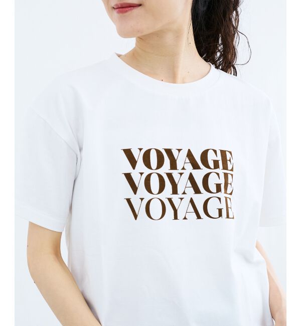  「VOYAGEフロッキーロゴTシャツ」|Tシャツ・カットソー|