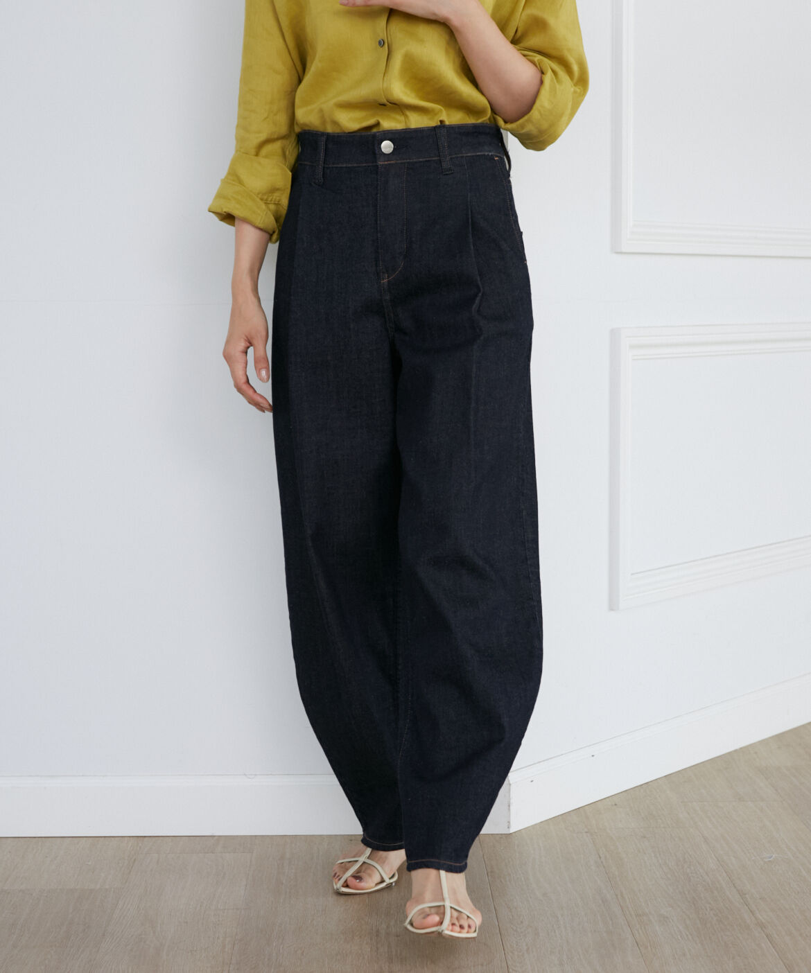 INED「《SUPERIOR CLOSET》ミッドライズワイドタック別注デニム《Healthy DENIM》」|その他|