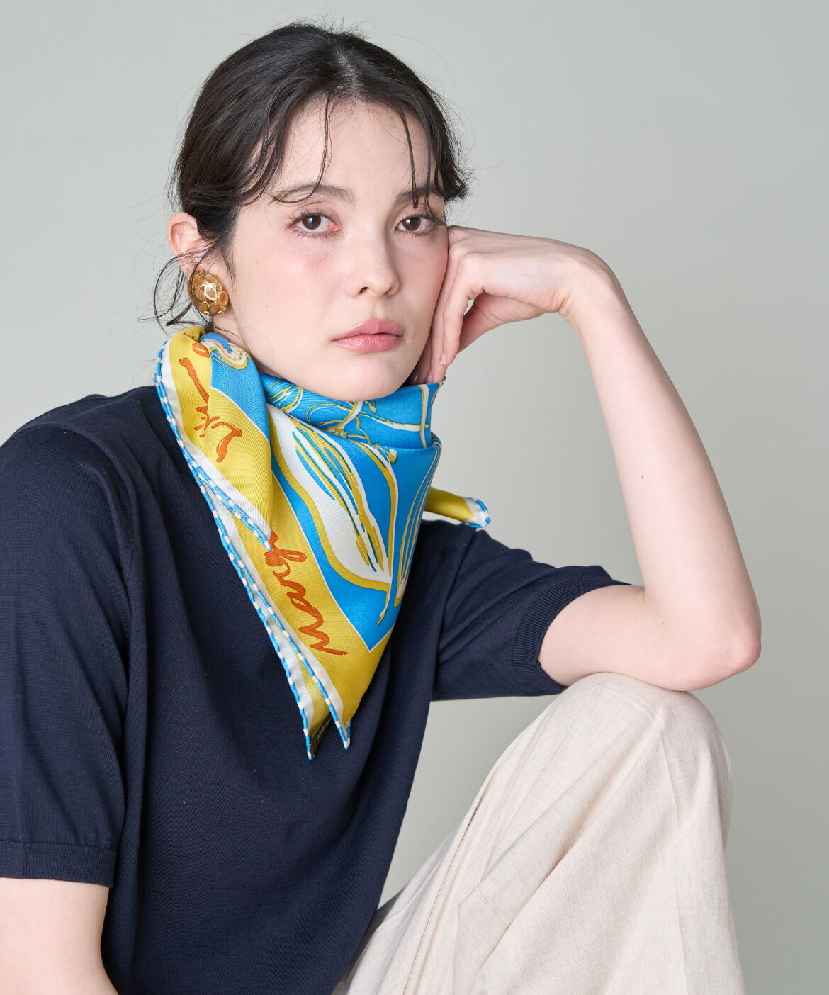 FAVORITE SUKINAMONO「シルクスカーフ フローラ《manipuri》」|ストール|
