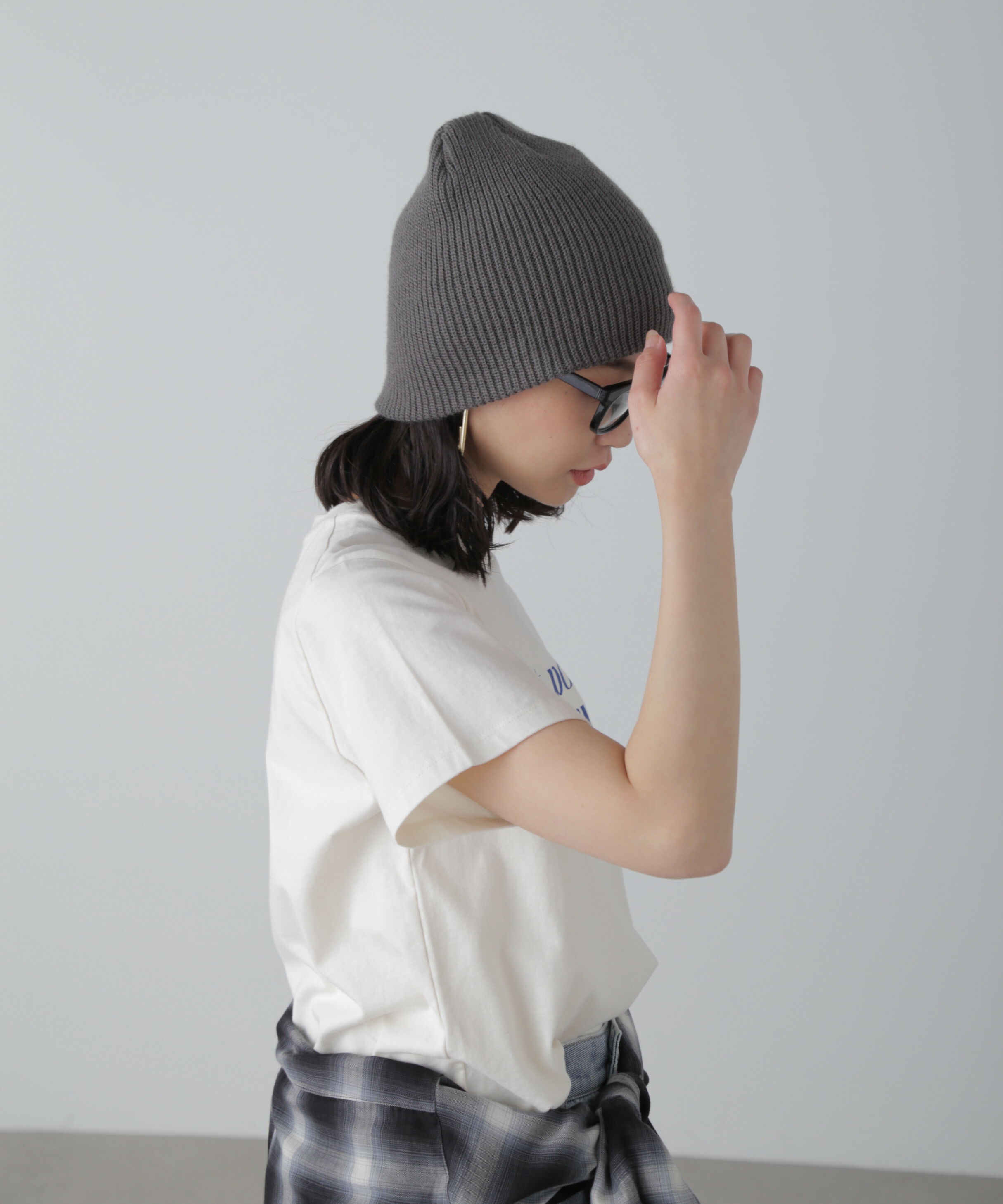  「カラーフレンチロゴプリントTシャツ」|Tシャツ・カットソー|