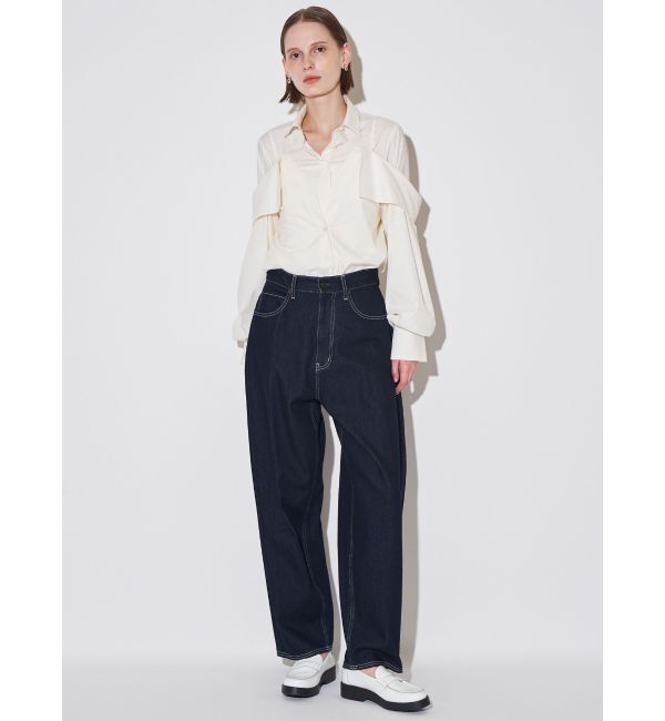 ELENDEEK「LAYERED OFF SHOULDER SH」|シャツ・ブラウス|