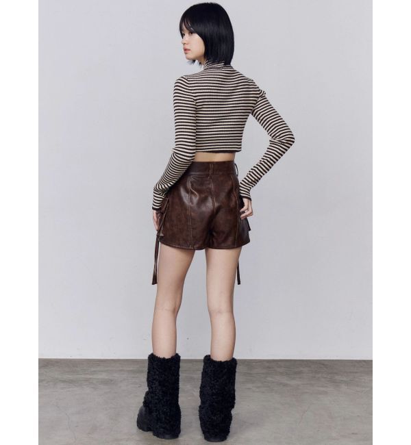 EMODA「カーゴラップフェイクレザーショートパンツ」|その他|
