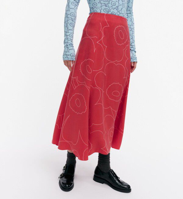 Marimekko「Muovaus Piirto Unikko スカート」|スカート|