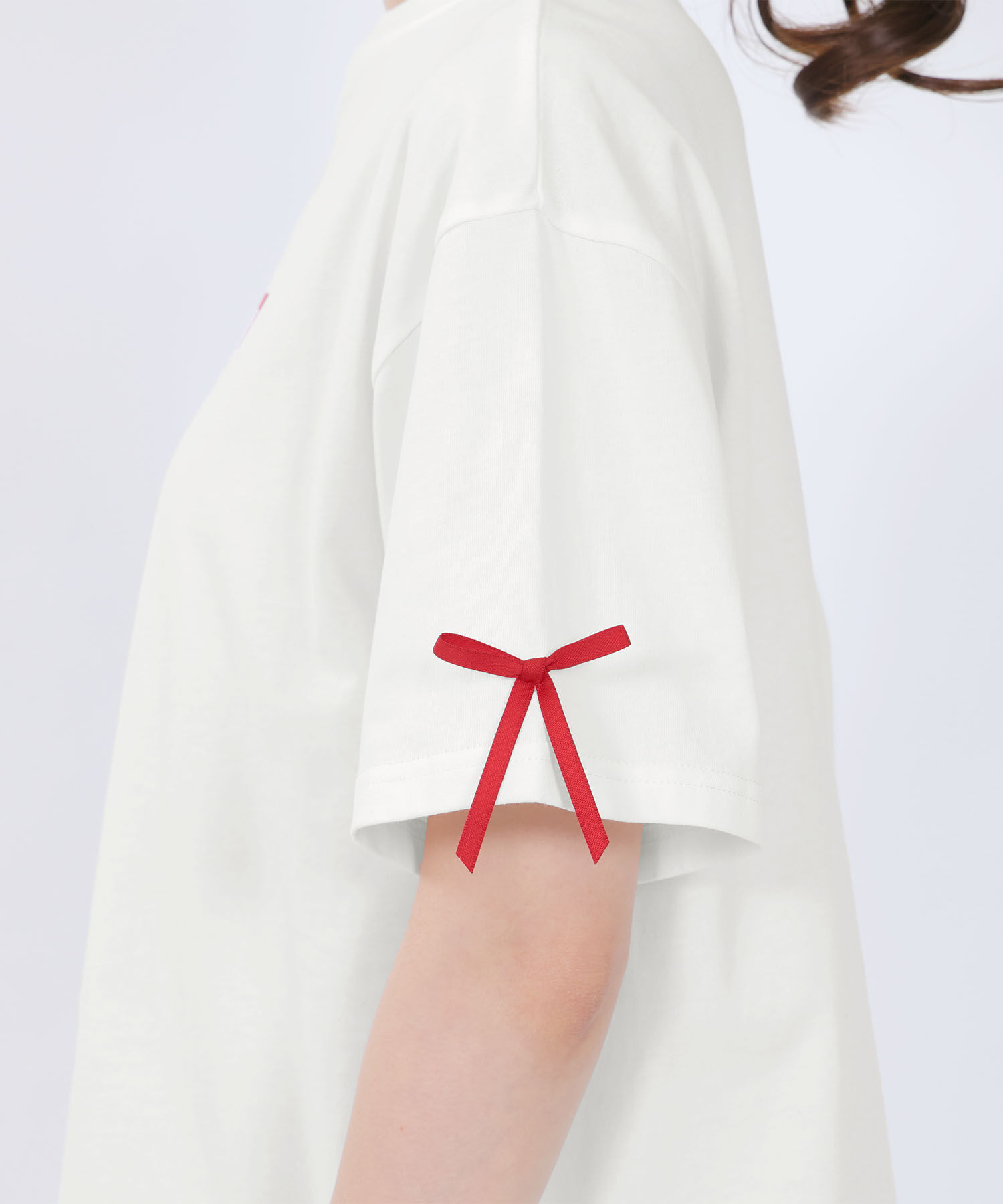 MARY QUANT「リボンロゴビッグ Tシャツ」|Tシャツ・カットソー|