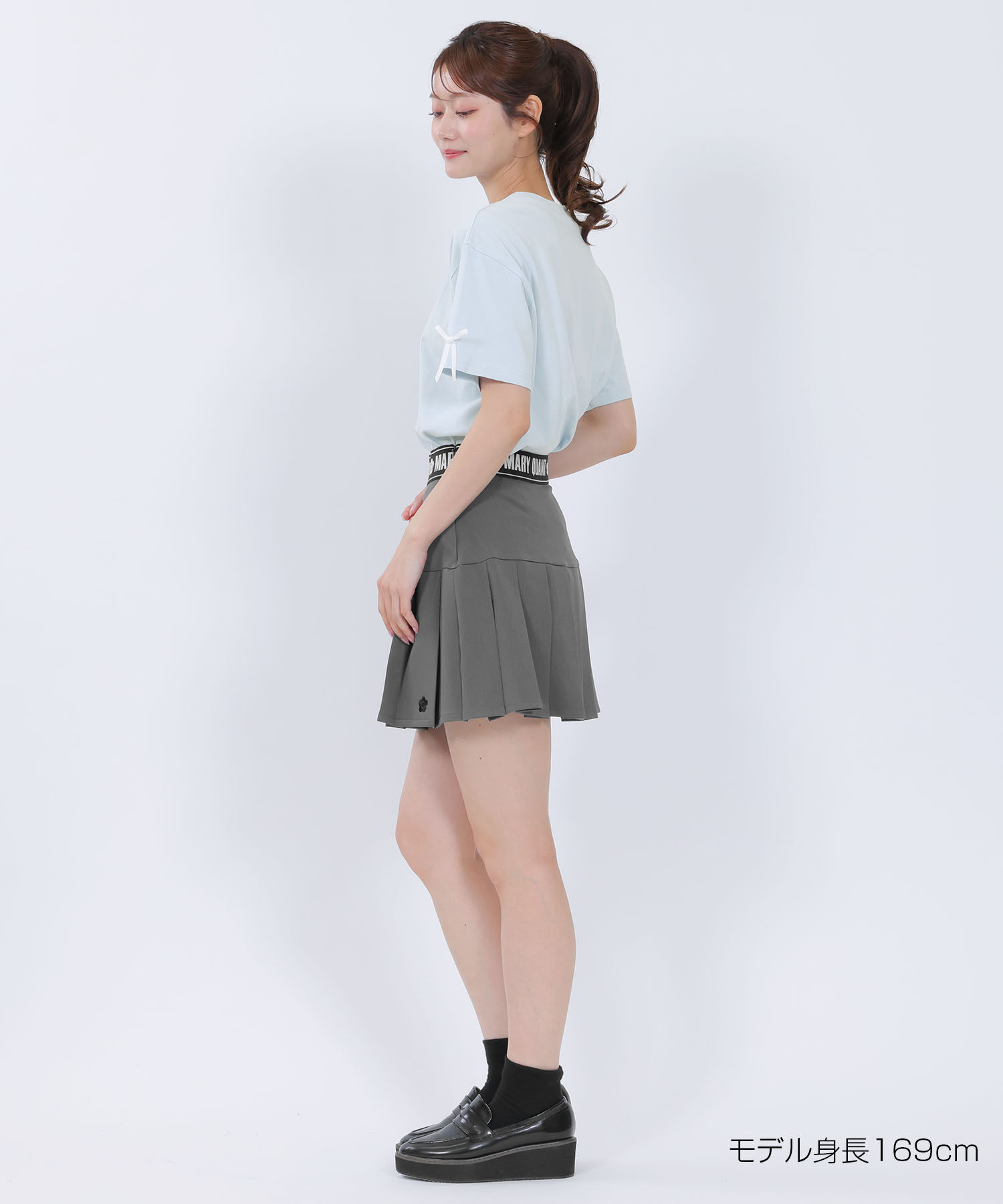 MARY QUANT「リボンロゴビッグ Tシャツ」|Tシャツ・カットソー|