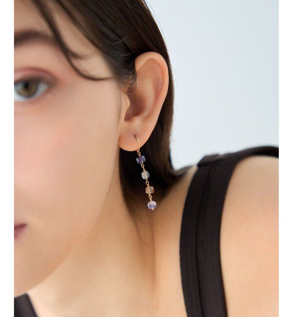 ete「ナチュラルストーン ピアス」|ピアス|