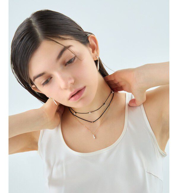 ete「[ポルカドット] ドロップ ピアス」|ピアス|