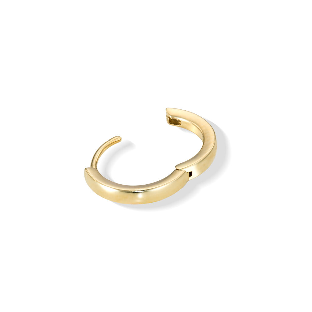 STAR JEWELRY「CLICK HOOP PIERCED EARRING(M／片耳用)」|ピアス|