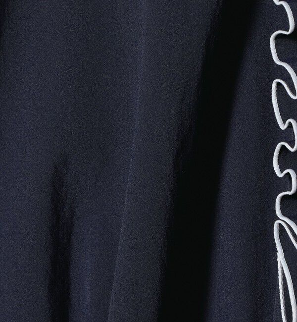 UNITED ARROWS「メロー フリル シャツ ブラウス ‐防しわ 吸水速乾 UVカット 遮熱性 接触冷感 ウォッシャブル‐」|シャツ・ブラウス|