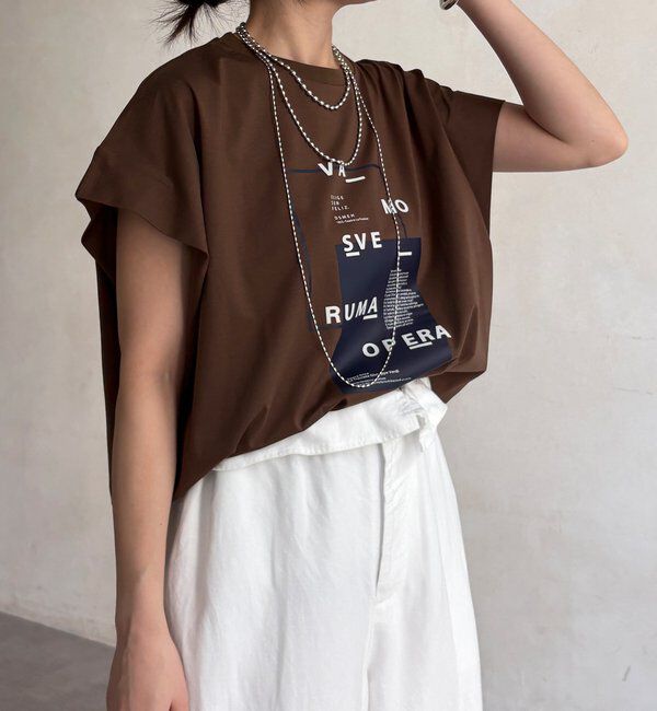 「【WEB限定】タックスリーブロゴTEE」|Tシャツ・カットソー|