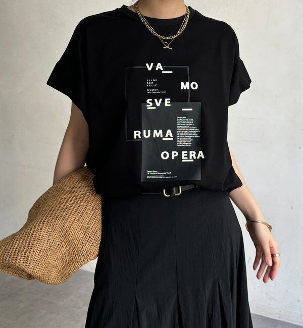  「【WEB限定】タックスリーブロゴTEE」|Tシャツ・カットソー|