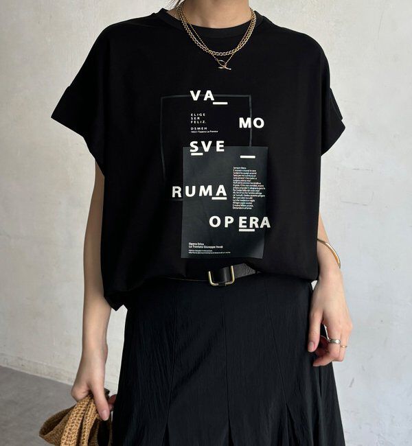  「【WEB限定】タックスリーブロゴTEE」|Tシャツ・カットソー|