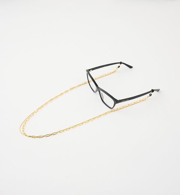 The Store by C' 「【SUNNY CORDS】【別注】Mirror w Chain Gold／グラス」|メガネ|