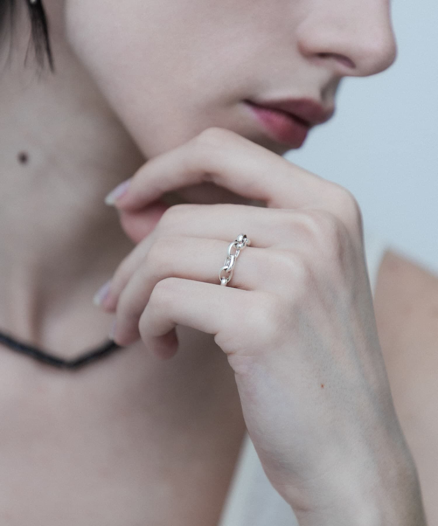 SMELLY「SMELLY so&rsquo;　combination chain ring」|リング|