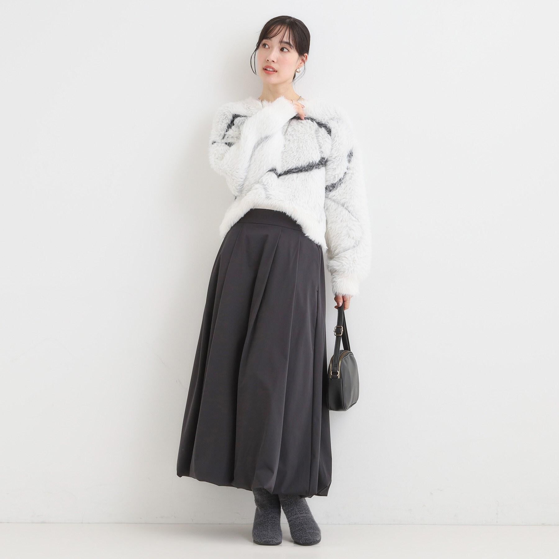 SHOO･LA･RUE「【選べる4柄】ふわふわ ロングフェザーニット」|ニット・セーター|