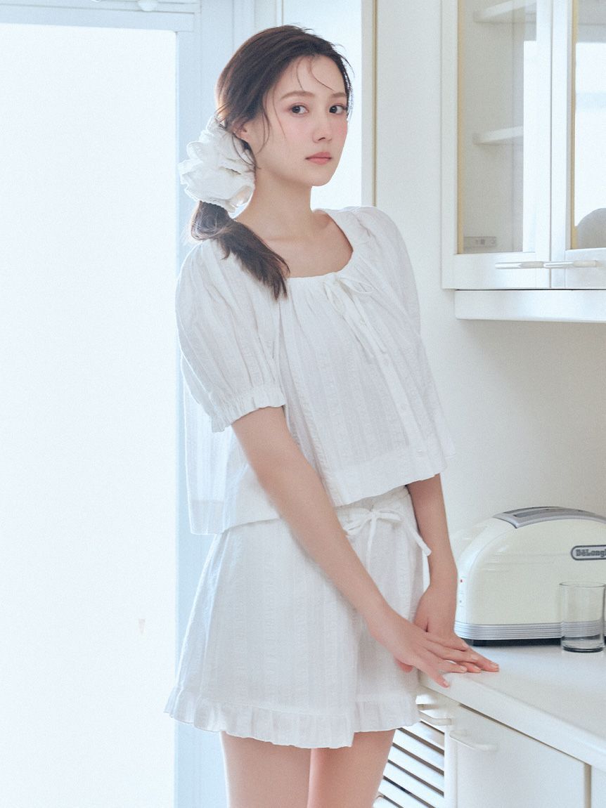 SNIDEL HOME「カラミコットンセットアップ」|ルームウェア|