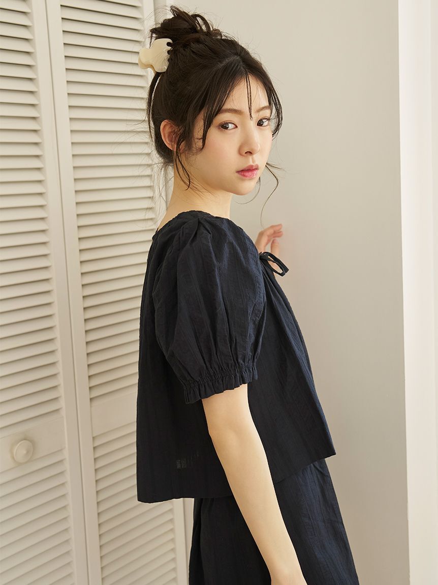 SNIDEL HOME「カラミコットンセットアップ」|ルームウェア|