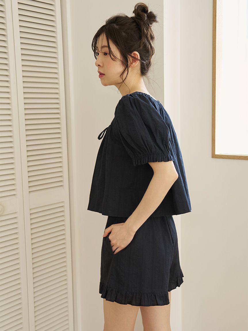 SNIDEL HOME「カラミコットンセットアップ」|ルームウェア|