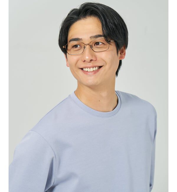  「 ウェリントン型 メガネ | 軽量 眼鏡 伊達めがね メタル BASIC METAL (ベーシックメタル) レンズ交換券付」|メガネ|