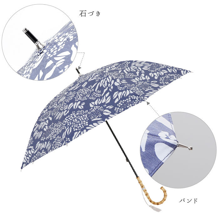 BACKYARD FAMILY「河馬印本舗 晴雨兼用 長傘 通販 手開き 晴雨兼用傘 日傘 雨傘 傘 かさ UVカット 完全遮光」|傘|