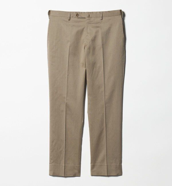 UNITED ARROWS「クールモーション ツイル サイドエクステンド ノープリーツ スラックス COMFORT EASY‐MODEL 接触冷感 吸水」|スラックス|
