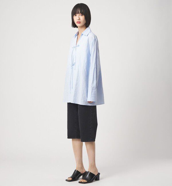 EMMEL REFINES「＜EMMEL REFINES＞EM デニム カプリ パンツ」|チノ|