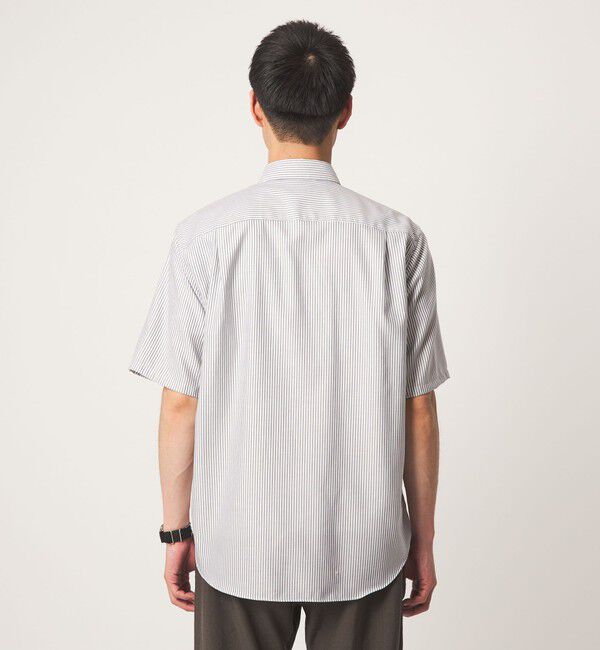 UNITED ARROWS green label relaxing「W/R オックス ボタンダウン 半袖 シャツ」|シャツ・ブラウス|
