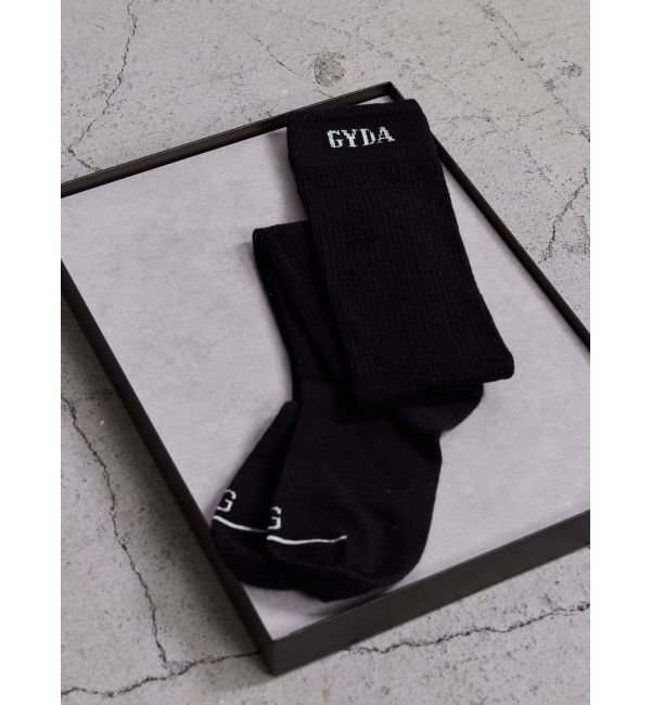 GYDA「GYDA SHEER LOOSE SOX」|ソックス|ブラック