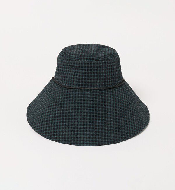 UNITED ARROWS「＜TAARA＞チェック ガーデン ハット」|ハット|