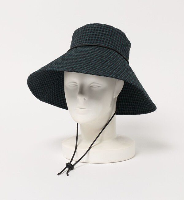 UNITED ARROWS「＜TAARA＞チェック ガーデン ハット」|ハット|