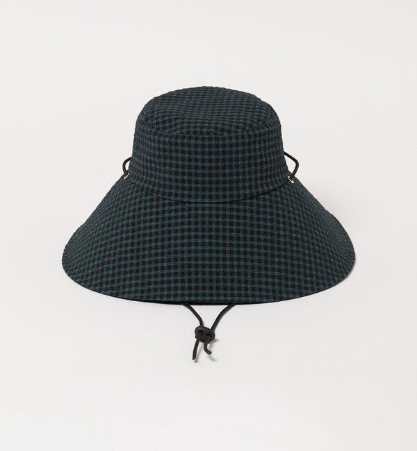 UNITED ARROWS「＜TAARA＞チェック ガーデン ハット」|ハット|