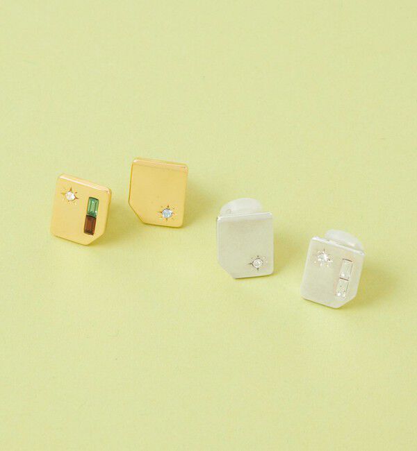 UNITED ARROWS green label relaxing「＜anisotea＞ Sign Stone イヤリング」|イヤリング|