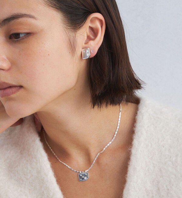 UNITED ARROWS green label relaxing「＜anisotea＞ Sign Stone イヤリング」|イヤリング|