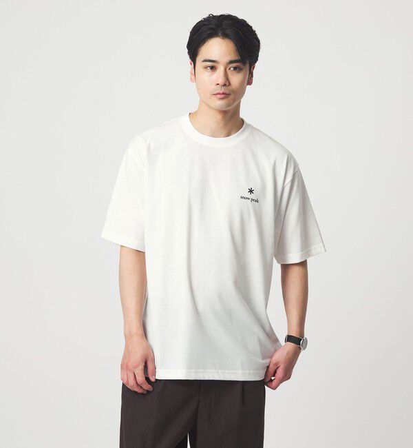 UNITED ARROWS green label relaxing「＜snow peak＞スタンダード ロゴ Tシャツ」|Tシャツ・カットソー|OFF WHITE