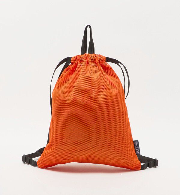 UNITED ARROWS green label relaxing「【別注】＜JULY NINE＞メッシュ ナップサック リュック バッグ」|リュック|ORANGE