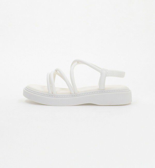 UNITED ARROWS green label relaxing「パテッド サンダル  / キッズ  17cm-23cm」|スニーカー|OFF WHITE