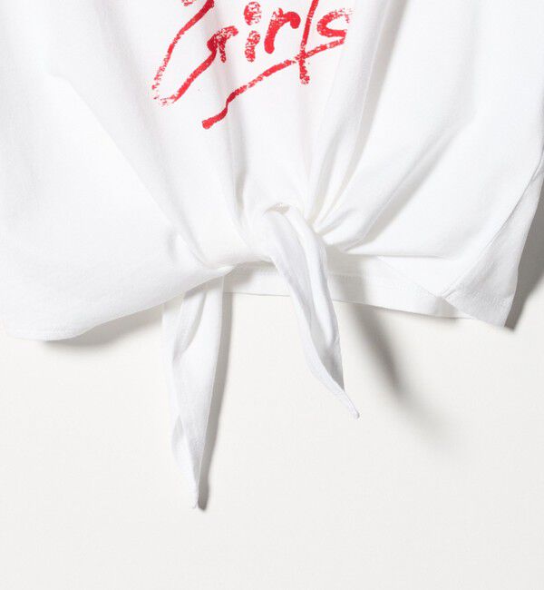 BEAUTY&YOUTH UNITED ARROWS「＜Girls Department Club＞プリント ノット Tシャツ」|Tシャツ・カットソー|
