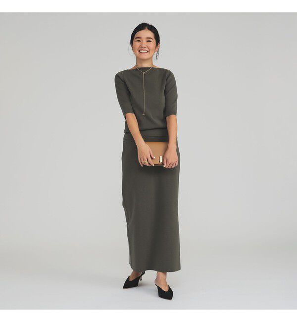 Demi-Luxe BEAMS 「シンプル ボートネックニット .M」|ニット・セーター|
