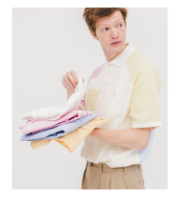 BEAMS PLUS「【別注】Munsingwear / Golf Polo Shirt PANEL」|ポロシャツ|