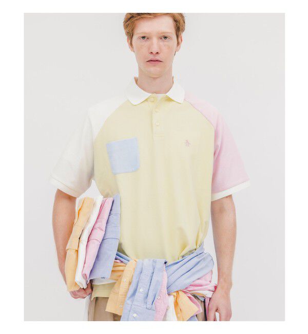 BEAMS PLUS「【別注】Munsingwear / Golf Polo Shirt PANEL」|ポロシャツ|Panel②