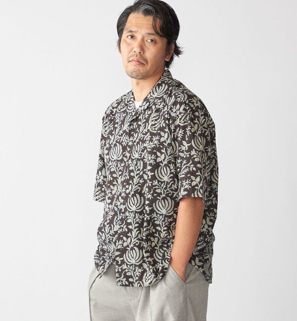 SHIPS「BENCH MARKING SHIRTS: インディアン バティック ショートスリーブ シャツ」|シャツ・ブラウス|