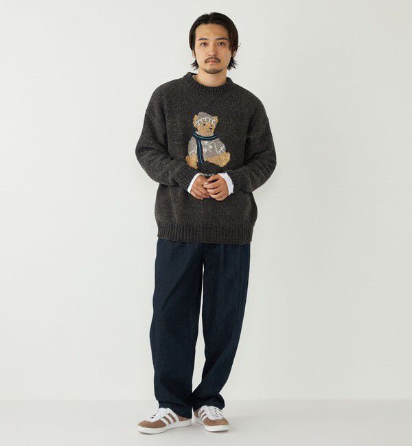 SHIPS Colors 「SHIPS Colors:〈洗濯機可能〉TeddyBear(R) ジャカード モール ニット◇」|ニット・セーター|