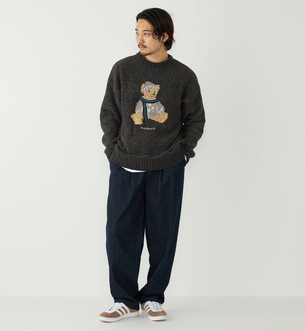 SHIPS Colors 「SHIPS Colors:〈洗濯機可能〉TeddyBear(R) ジャカード モール ニット◇」|ニット・セーター|