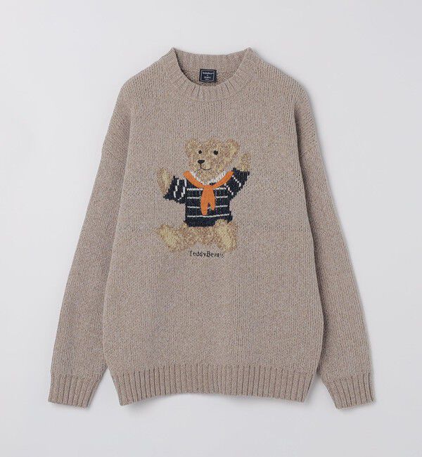 SHIPS Colors 「SHIPS Colors:〈洗濯機可能〉TeddyBear(R) ジャカード モール ニット◇」|ニット・セーター|