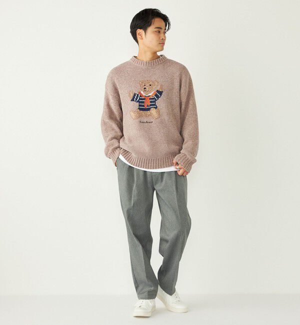 SHIPS Colors 「SHIPS Colors:〈洗濯機可能〉TeddyBear(R) ジャカード モール ニット◇」|ニット・セーター|