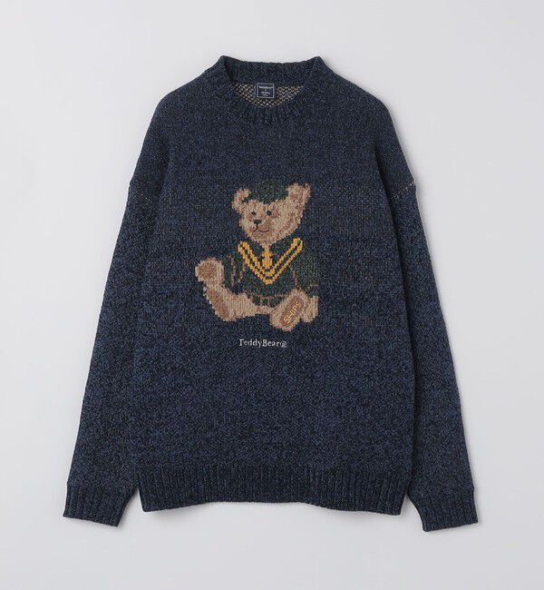 SHIPS Colors 「SHIPS Colors:〈洗濯機可能〉TeddyBear(R) ジャカード モール ニット◇」|ニット・セーター|